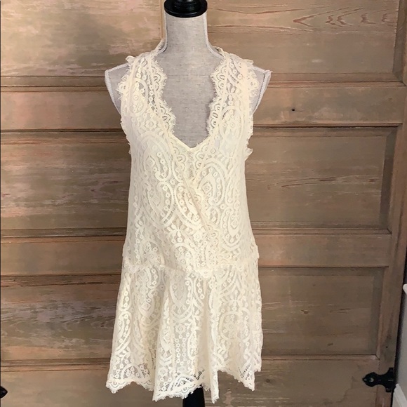 Free People Dresses & Skirts - Free People drop waist lace dress